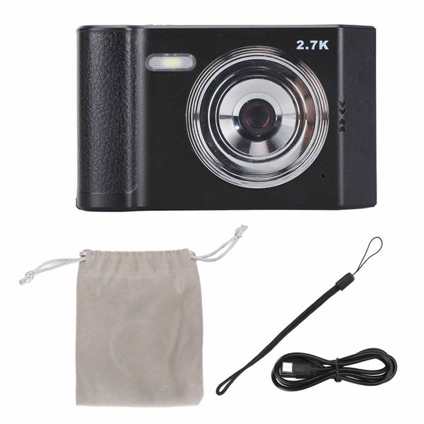 48MP 2.7K Camera - 2.8" IPS, 8X Zoom Black