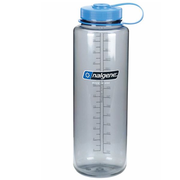 Nalgene Wide Mouth Silo Grey w/Blue Cap 1.5L/48oz