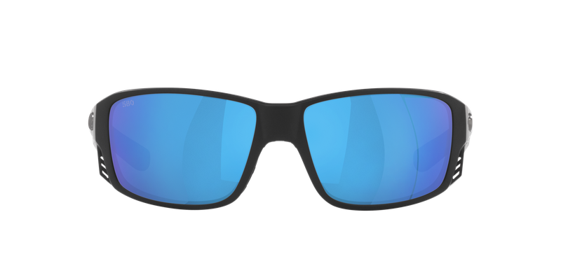 Costa Tuna Alley Pro Sunglasses - Matte Black/Blue Mirror