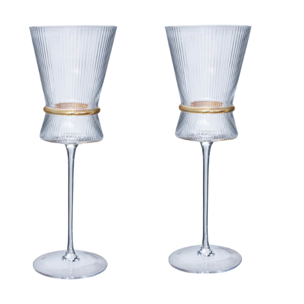 Set of 6 - Elegant Wine Glasses 290ml