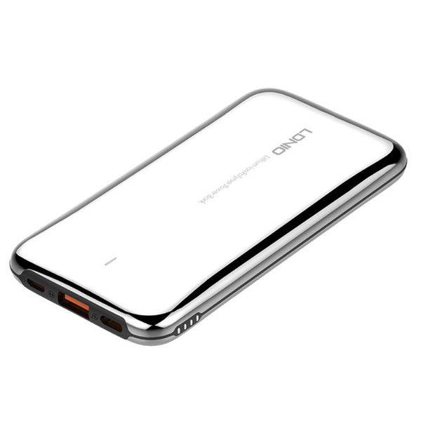 LDNIO Stylish Stainless Steel 10 000mAh Powerbank - PQ1017