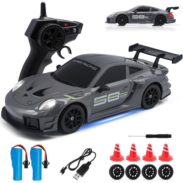 Apauls 911 RC Drift Car, 1:24 4WD Remote Control Cars Vehicle