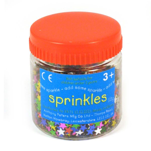 Anthony Peters Star Sprinkles Tub: 50g