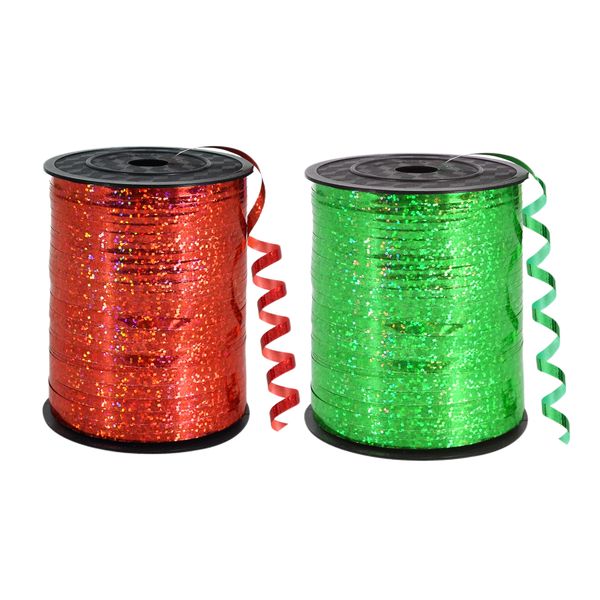 500-Yard Holographic Ribbon - Gift Wrapping Party Craft &amp; Floral Decor