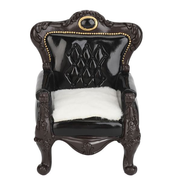 Black Velvet Chair Stand - Resin Jewelry Showcase