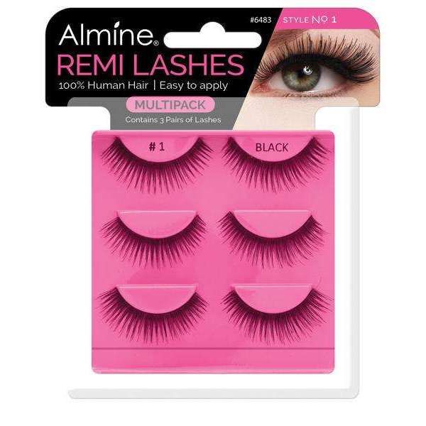 Ann06483 - Almine - Eyelashes Multipack (Style No. 1) 3ct - 2 Pack