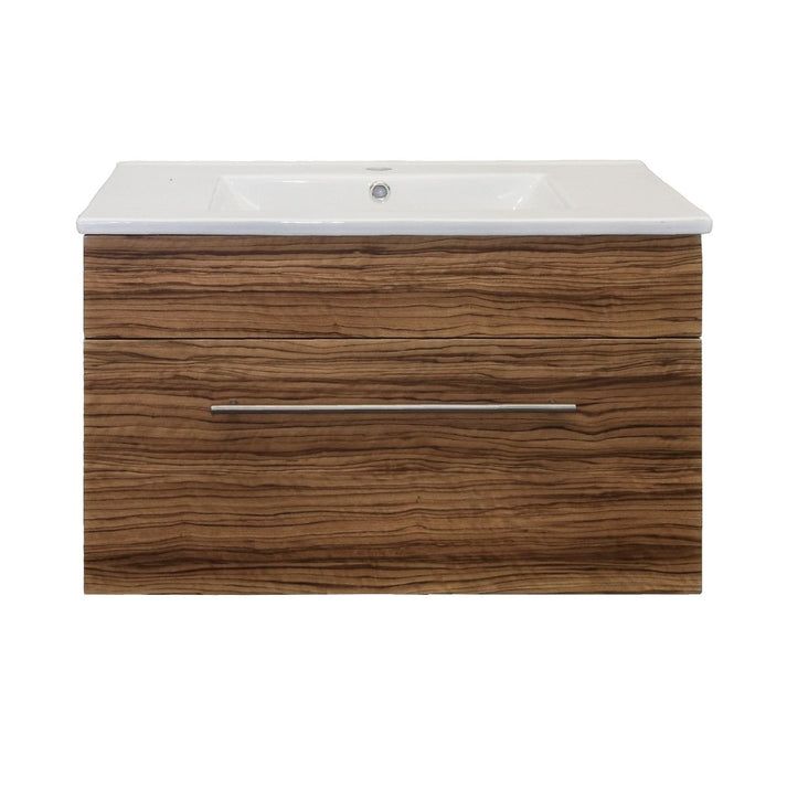 Denver Furniture Floating Bathroom Vanity Indian Ebony