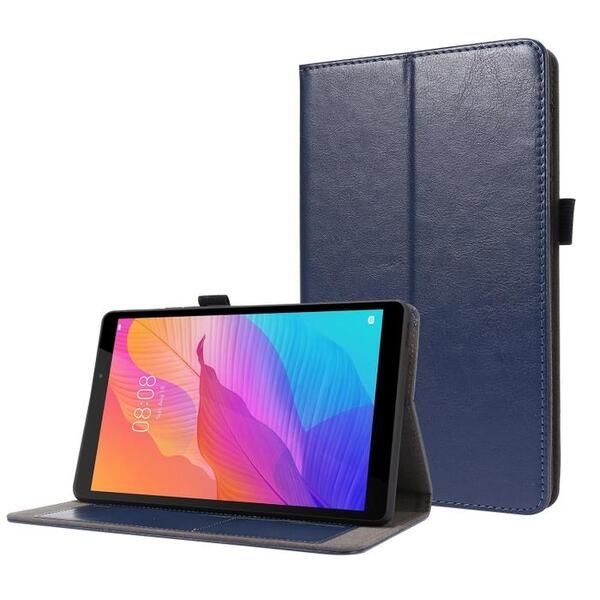 Huawei MatePad T8 Flip Leather Case - Dark Blue