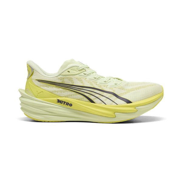 Puma Men's Deviate NITRO 4 Road Running Shoes - Apple Spritz/Lux Lime