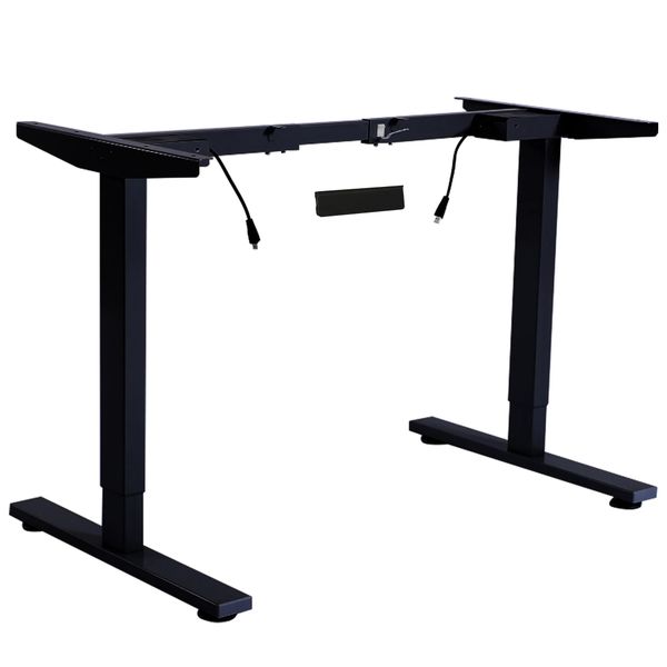 Ergonomic Height Adjustable Electric Desk Frame ,Dual Motor with Controller