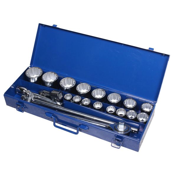 Heavy Duty Socket Set 3/4" IN Drive 21 Piece