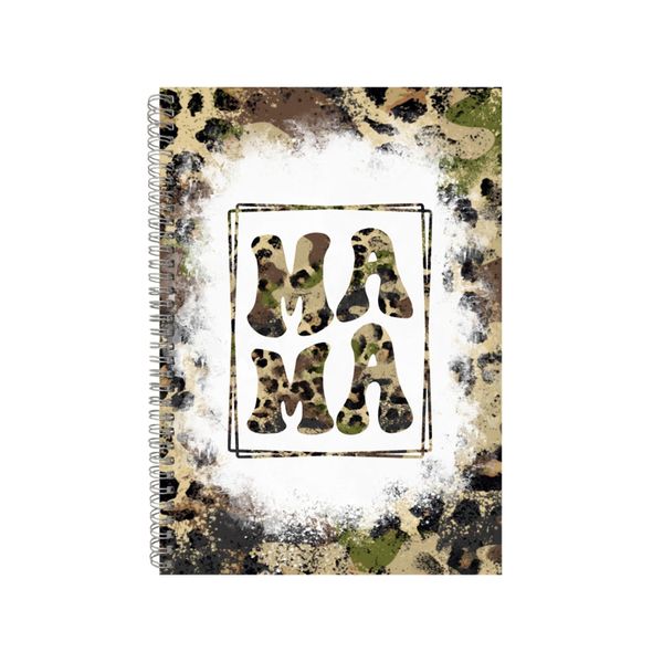 Camo Rustic Mom Notebook Mother's Day Gift Idea A4 Notepad Pad 83