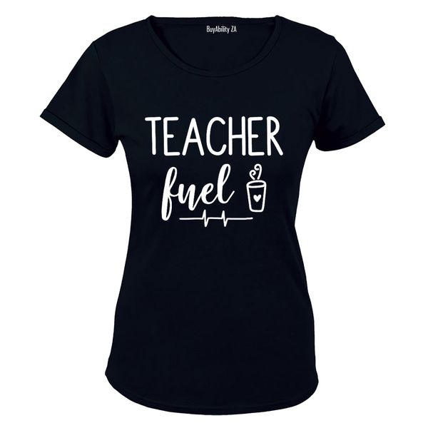 Teacher Fuel - Ladies - T-Shirt - White