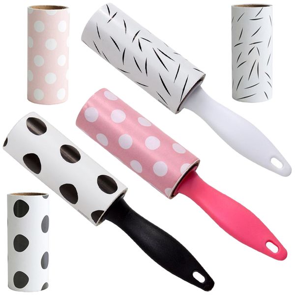 Home Pet Hair Lint Removal Roller With Extra Sticky Rolls (Value Pack)