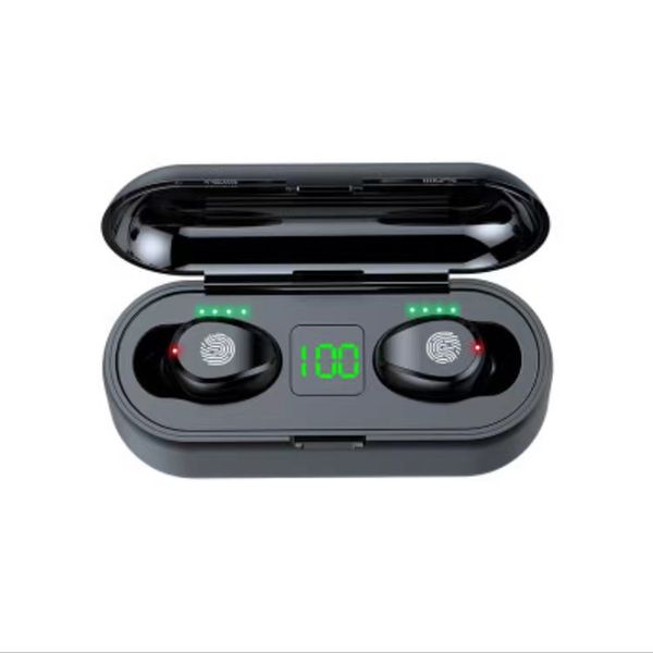 F9 TWS V5.0 Touch Control Binaural Wireless Bluetooth Headset