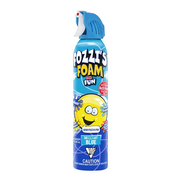Fozzis Foam For Fun Brilliant Blue 340Ml - 2 Pack