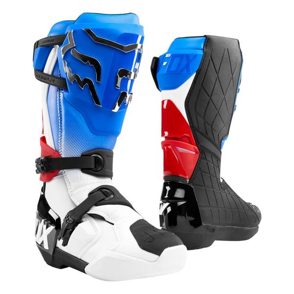 Fox Comp R Blue/Red Boots image