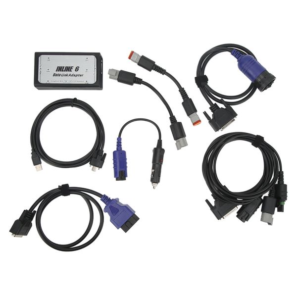 Inline 6 Data Link Adapter Kit Heavy Duty Truck Scanner