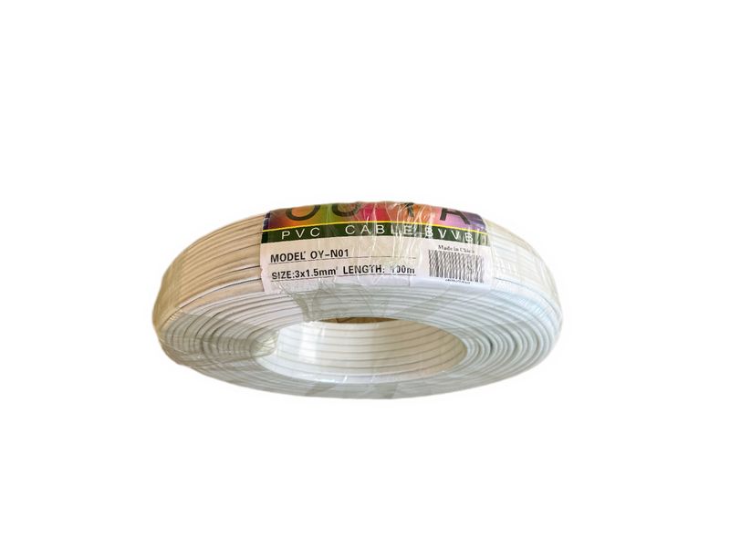 100M 3x1.5mm Three-core BVVB Cable