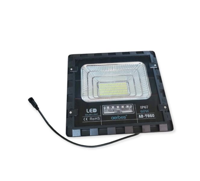 Aerbes AB-T860 60W RGB Solar LED Floodlight - Color-Changing Outdoor Light
