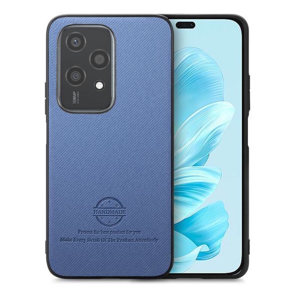 Fabric-Textured Leather Shockproof Phone Case Compatible with Honor 200 Pro