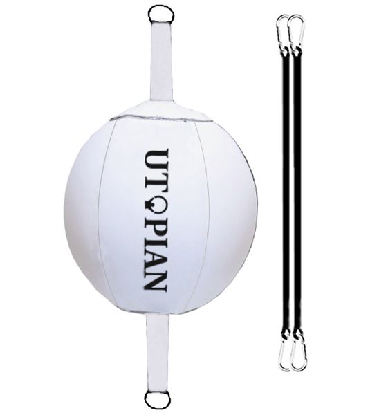 Utopian Double End Bag Leather - White