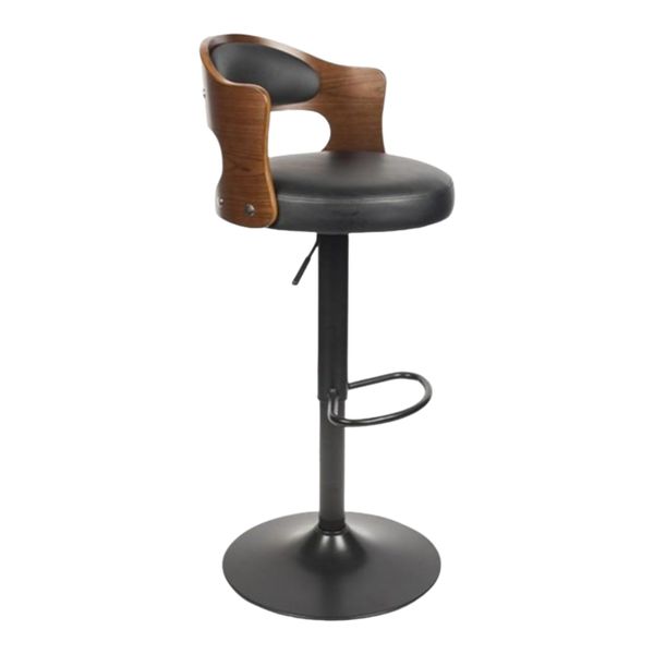 Smte - Bar Stools / Kitchen Counter Breakfast Chairs - Set of Two-Black