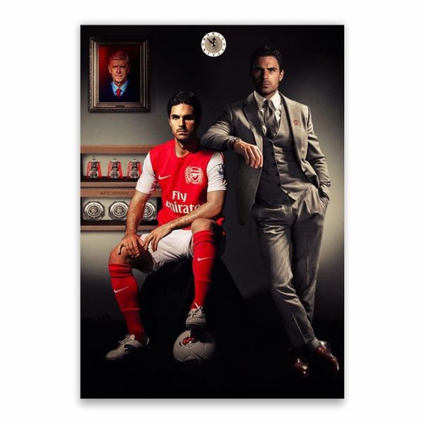 Mikel Arteta Player And Manager Poster - A1