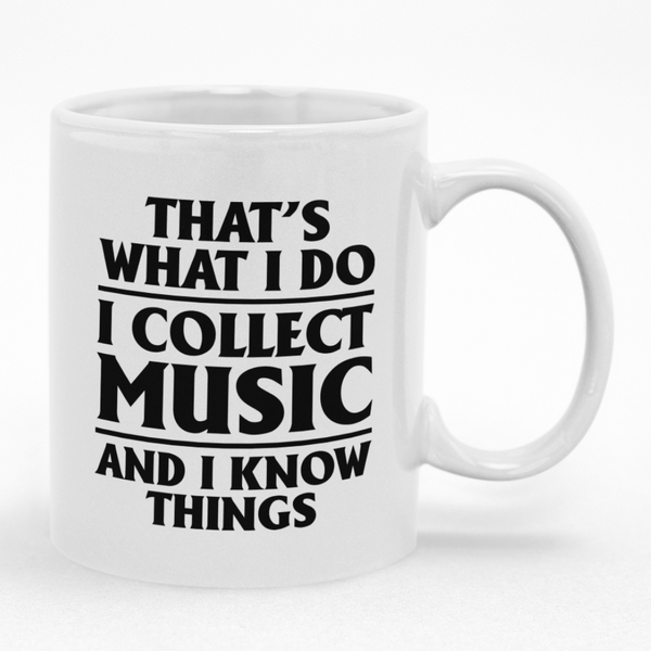 Music Collectors Coffee Mug - Gift Idea for Birthday or Christmas
