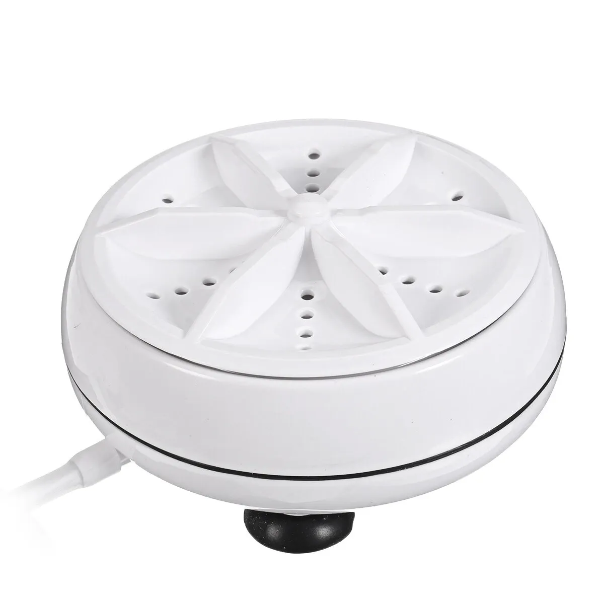 Ultrasonic Turbine Portable Mini Washing Machine - White