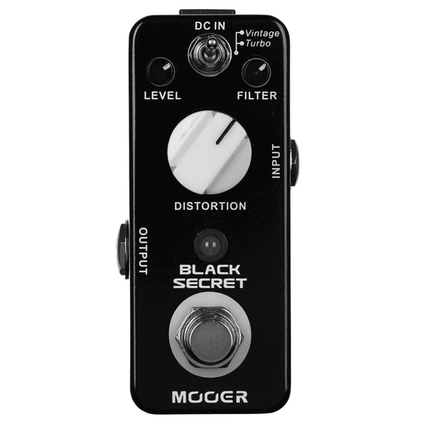 Mooer Black Secret Mini Distortion Electric Guitar Effect Pedal