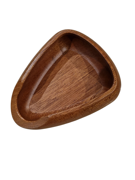 Walnut Wooden Coffee Bean Pourer / saucer