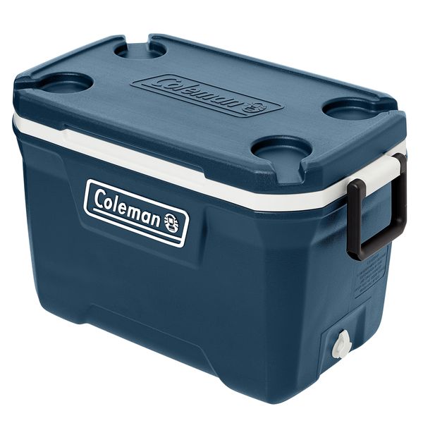 Coleman Cooler Box 52 Quart Chest, 49L, Cool Box Keeps Ice Up to 3 Days