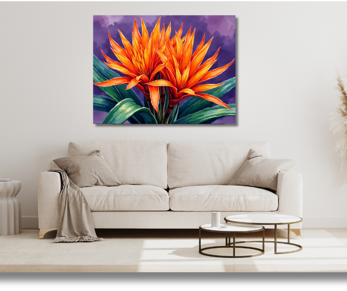 Canvas Wall Art - Tropical Flower