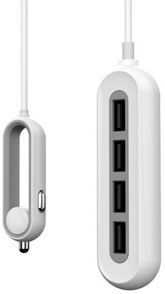 Whizzy 4 Port USB Family Car Charger Hub