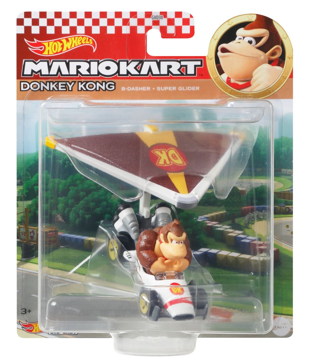 Hot Wheels Mario Kart Donkey Kong B-Basher And Super Glider | Buy ...