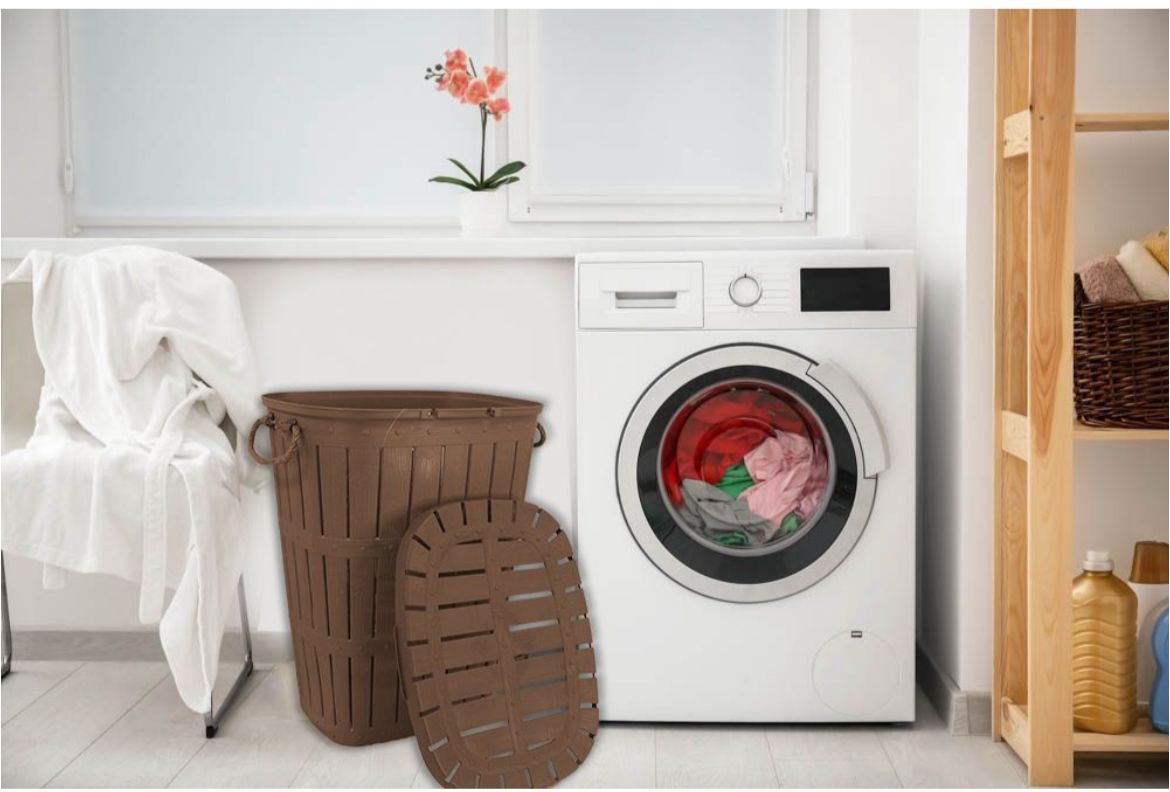 Laundry Baskets & Tubs 62L Laundry Basket with rope handles and