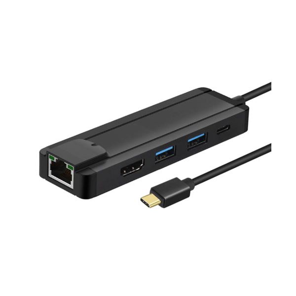 USB-C Multi-function dock station with HDMI, RJ45