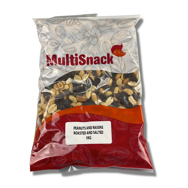Peanuts &amp; Raisins Roasted &amp; Salted 1kg