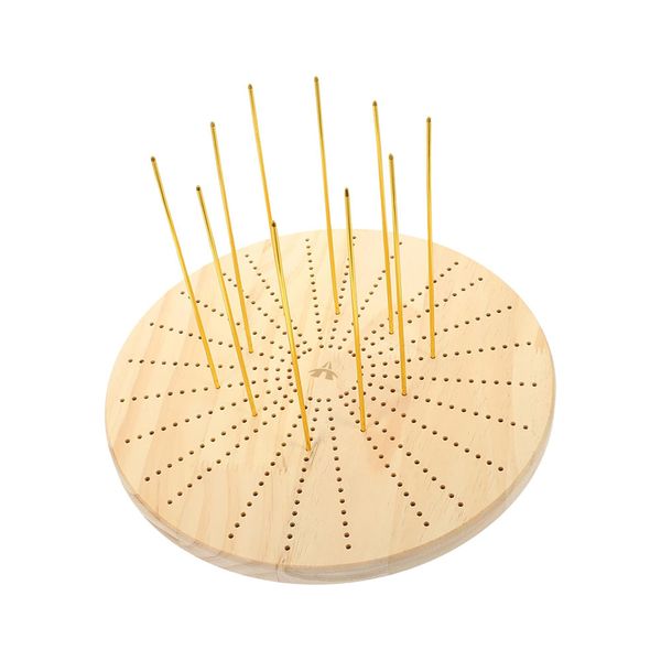 ALANES Round Crochet Board with Pins Knitting Blocking Board-30x30cm