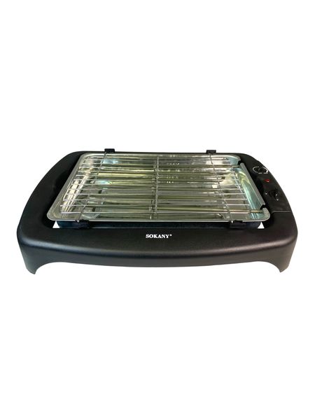 Electric Barbecue Grill - Smokeless Indoor &amp; Outdoor Cooking