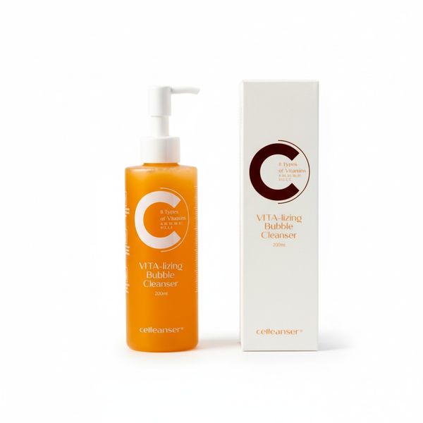 Celleanser K-Beauty VITA-lizing Bubble Cleanser with 8 Vitamins