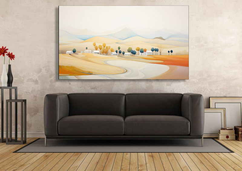 Canvas Wall Art - Rural Reverie Abstract - HC1224
