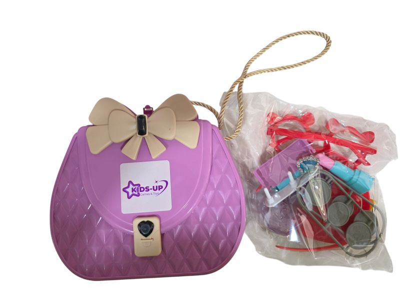 Kids-Up Purple Plastic Toy Makeup Set