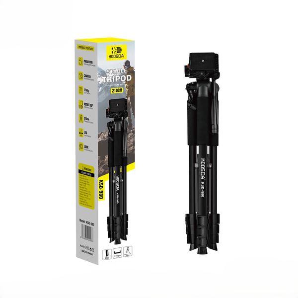 KOOSDA KSD980 Tripod Stand for Camera &amp; Phones, BT Remote, Phone holder