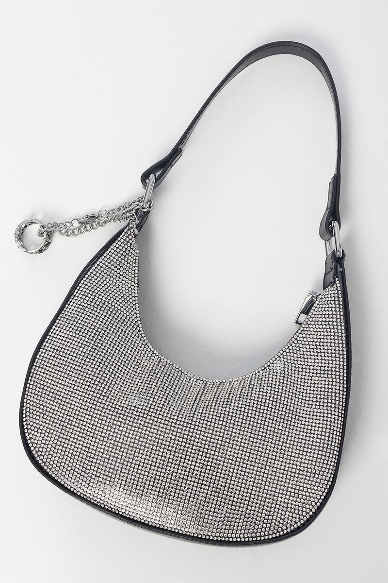 Sissy Boy Glitter Mini Saddle Bag Black Buy Online in South Africa