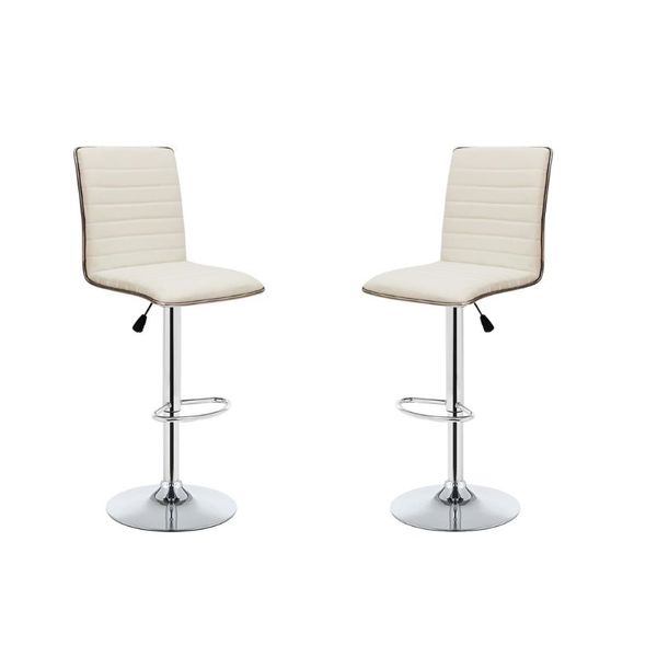 GOF Furniture-Vitrian White Bar Stool