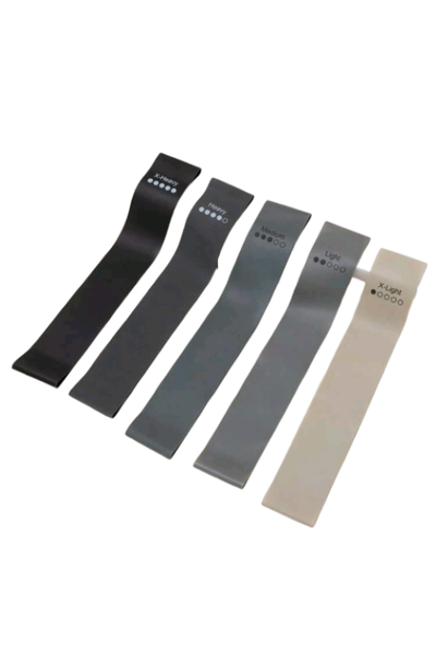 5 Piece Fitness Toning Resistance Bands