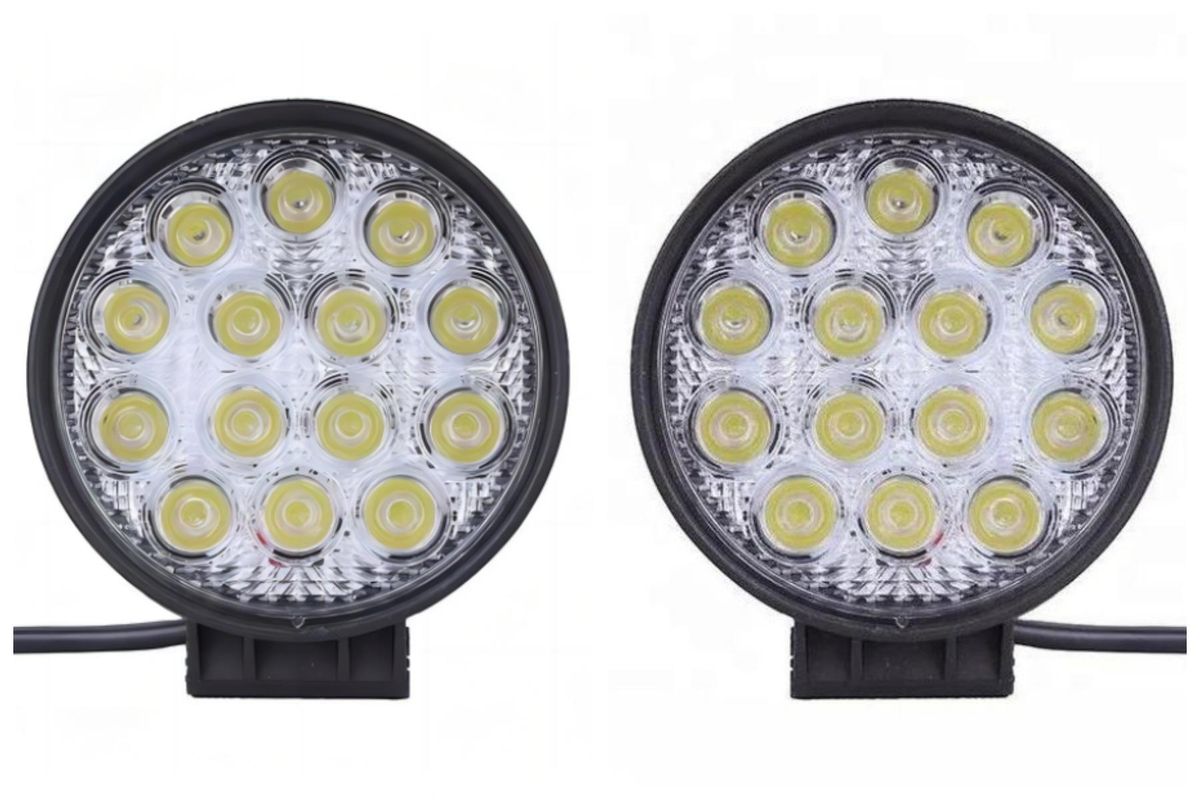 2 X 42w Led Work Light Offroad Round Led 45mm Truck Led Lamp 12v ...