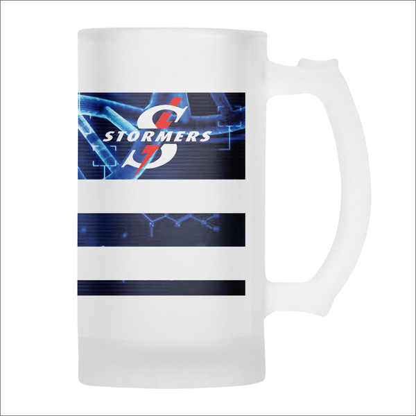 STORMERS Rugby Frosted Glass Beer Mug - 2023/24 Jersey